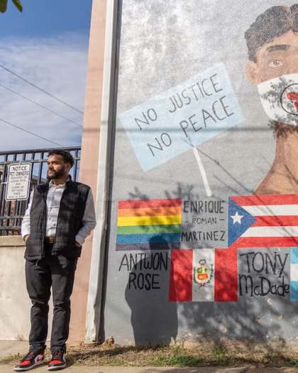 Branden Fletcher Dominguez in Wilmington's Westside